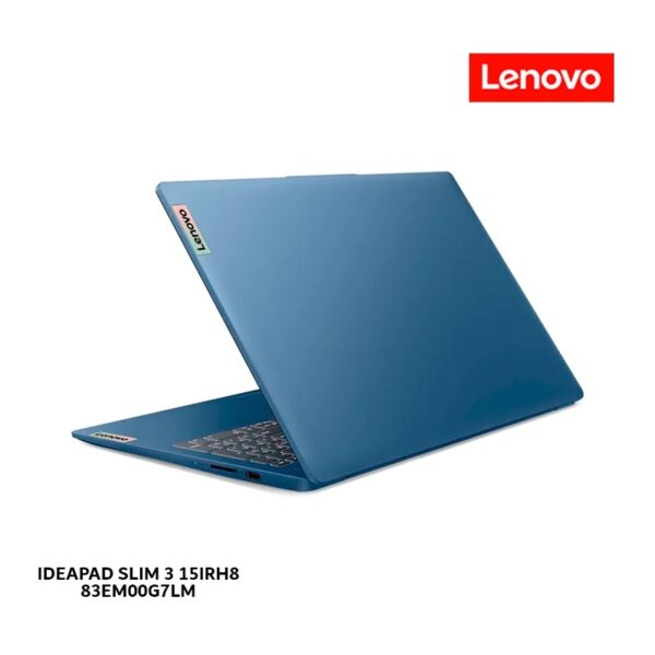 LAPTOP LENOVO IDEAPAD SLIM 3 15IRH8 CORE I5 13420H/ 16GB DDR5 / 512GB SSD/ 15.6″ FHD - 83EM00G7LM - Imagen 4