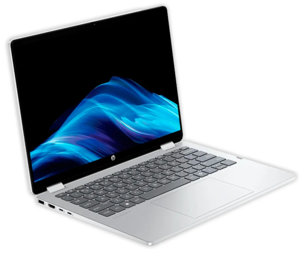 LAPTOP HP OMNIBOOK 5 FLIP 14-FP0023 Core™ 7 150U 512GB SSD 16GB 14" (1920x1200) TOUCHSCREEN WIN11 GLACIER SILVER Backlit Keyboard - Imagen 2