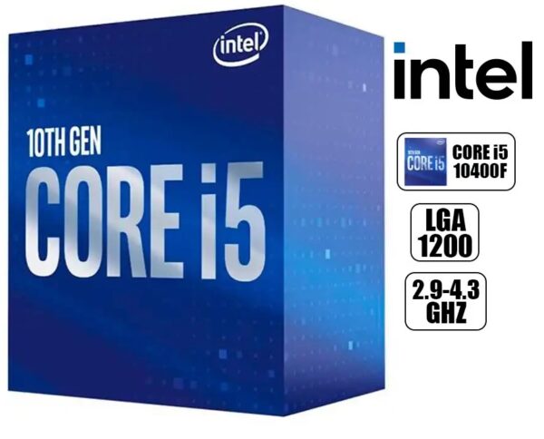 Procesador Intel Core I5 10400f 2.9ghz Hasta 4.30 Ghz 12mb (bx8070110400f) Lga 1200, 6 Nucleos OEM