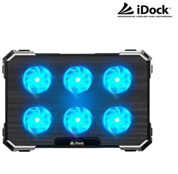COOLER 6 VENTILADORES - iDOCK N2 THERMAL PARA LAPTOP - Imagen 3