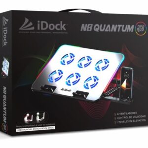 iDock - Cooler N8 Quantum RGB con 7 Niveles y 6 Ventiladores