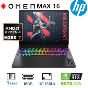 LAPTOP HP OMEN MAX 16-AK0047NR GAMING AMD Ryzen AI 7 H350