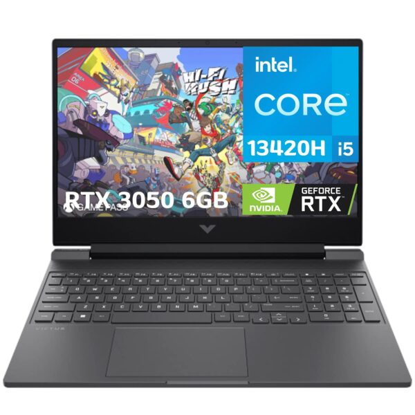 LAPTOP HP VICTUS 15-FA2013 GAMING Core™ i5-13420H 512GB SSD 8GB 15.6" (1920x1080) 144Hz WIN11 NVIDIA® RTX 3050 6144MB MICA SILVER Backlit Keyboard