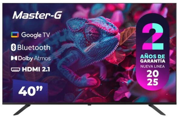 elevisor Smart Tv 40 Led Full HD Google TV Master G Garantía - Imagen 4