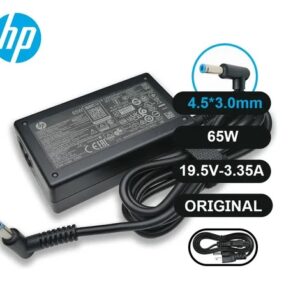 Cargador Hp 65w 19.5v 3.33a punta celeste Travel Original