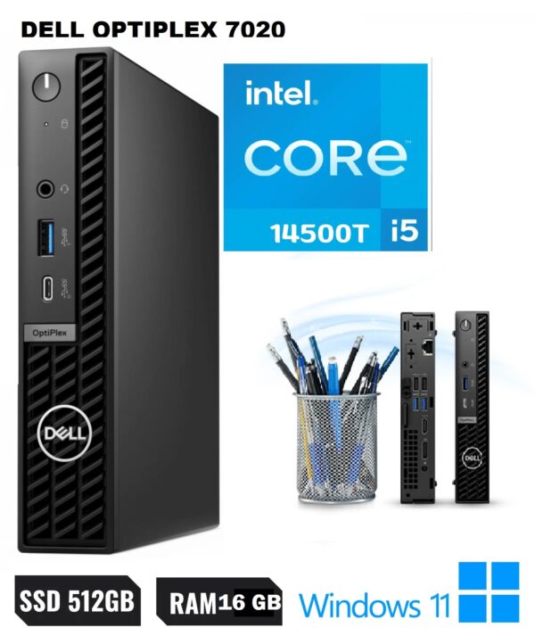MINI PC NUEVA DELL OPTIPLEX 7020 - INTEL CORE I5 14TA GEN - 16GB RAM - 512GB SSD  Windows 11 PRO OPEN BOX