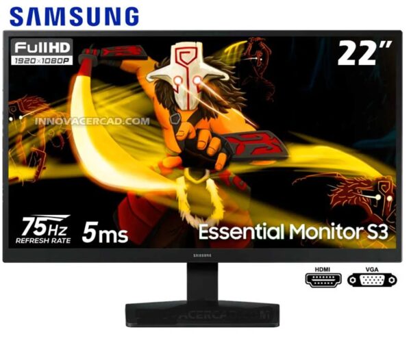 Samsung LS22D310EALXPE Monitor 22” Full HD VA HDMI 75Hz 5ms - Imagen 6