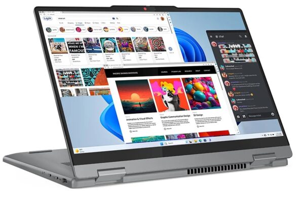 Laptop Lenovo Ideapad 5 2 en 1 14AHP9 AMD Ryzen 7 8845HS 16GB RAM 512GB SSD 14" WUXGA - 83DR007QLM - Imagen 6
