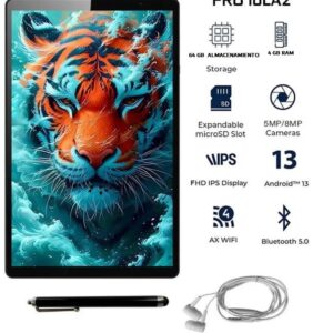 Tablet Hyundai HYTAB PRO 10LA2 4GB RAM 64 GB 4G LTE - GRIS ESPACIAL