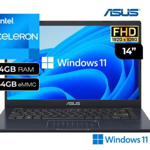 LAPTOP ASUS VIVOBOK Go E410KA - Intel Celeron N4500 4gb Ram 128 Gb Ssd 14" Windows 11